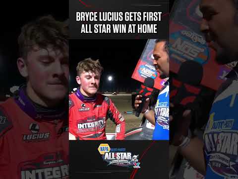 🏁 Bryce Lucius got his first All Star win in his hometown to open Ohio Sprint Speedweek. 🏆 - dirt track racing video image