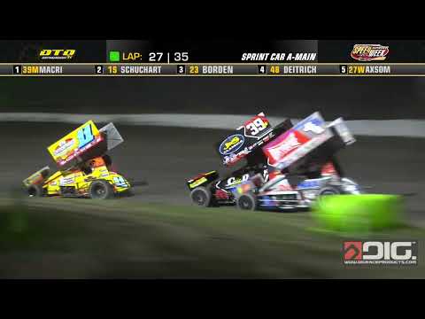 Grandview Speedway | Sprint Car Feature Highlights | 7/2/24 - dirt track racing video image
