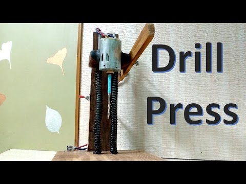 How to make a Drill Press at home - easy way - UCwlJ2NJqX-_WG8rg6EjGSgA