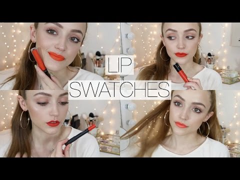 My Favorite Orange/ Red- Orange Lip Colors for Spring + Summer | Drugstore + Highend - UC8v4vz_n2rys6Yxpj8LuOBA