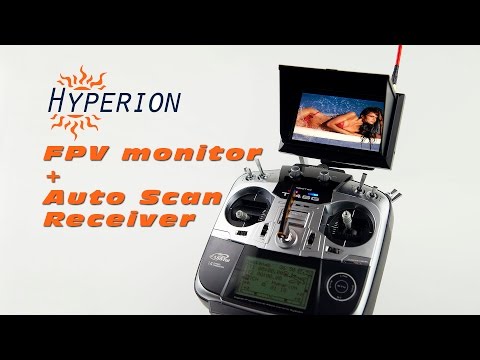 Hyperion 4.3" Auto Scan FPV Monitor (transmitter mounted) - Unboxing + Test - UCNw7XWzFGn8SWSQvS7Q5yAg