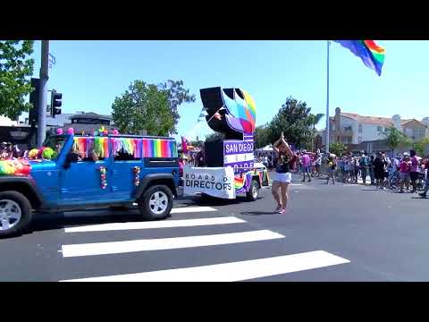 Gay pride parade in san diego