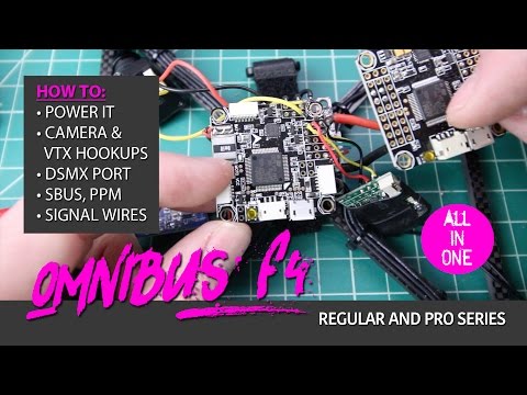 OMNIBUS F4 and F4 PRO - Overview of Power, Camera, Vtx, DSMX, Sbus & More - UCwojJxGQ0SNeVV09mKlnonA