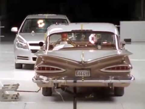 2009 Chevy Malibu vs 1959 Bel Air Crash Test | Consumer Reports - UCOClvgLYa7g75eIaTdwj_vg