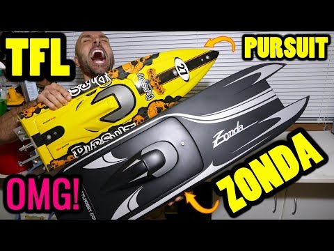 TFL HOBBY - ZONDA 12S Dual Motor Beast & PURSUIT 6S - Double Boat Unboxing & First Look - UC1JRbSw-V1TgKF6JPovFfpA