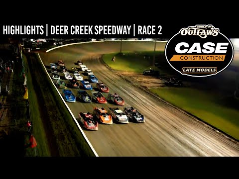 World of Outlaws CASE Late Models | Deer Creek Speedway – Race 2 | July 5, 2024 | HIGHLIGHTS - dirt track racing video image