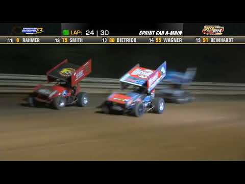 Highlights from the Pennsylvania Speedweek main event at Hagerstown Speedway - dirt track racing video image