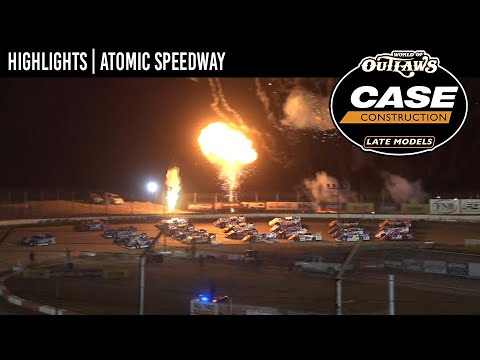 World of Outlaws CASE Late Models | Atomic Speedway | September 30th | HIGHLIGHTS - dirt track racing video image