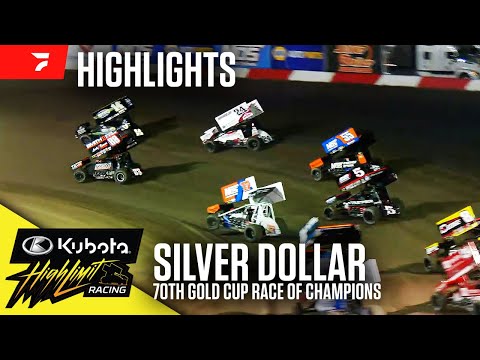 Gold Cup Race of Champions | Kubota High Limit Racing at Silver Dollar Speedway 8/24/24 | Highlights - dirt track racing video image