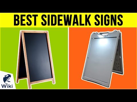 10 Best Sidewalk Signs 2019 - UCXAHpX2xDhmjqtA-ANgsGmw