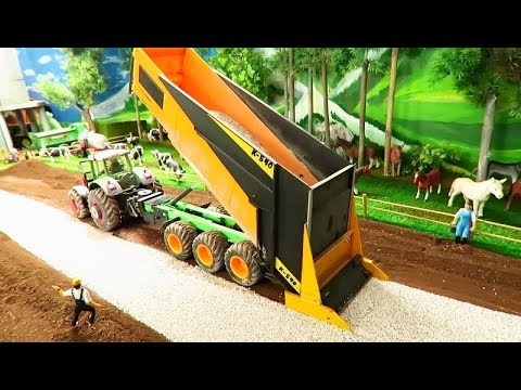 Rc Tractor Construction Site Action / Rc Toy Fun - UCmlTIlYhEGngvGn6quI8scg