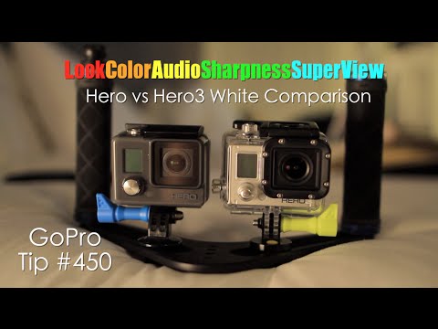 Hero vs Hero3 White Comparison ( Photo, Video, Audio ) GoPro Tip #450 - UCTs-d2DgyuJVRICivxe2Ktg