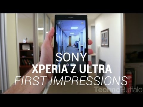 Sony Xperia Z Ultra First Impressions - UCR0AnNR7sViH3TWMJl5jyxw