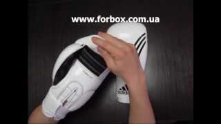 Боксерські рукавиці Box Fit Dynamic Adidas (ADIBL04, біло-зелені)