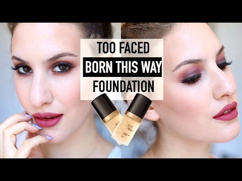 Too Faced BORN THIS WAY Foundation First Impression + Review | JamiePaigeBeauty - UCzqyss12CyV4jZtrhpksF4Q