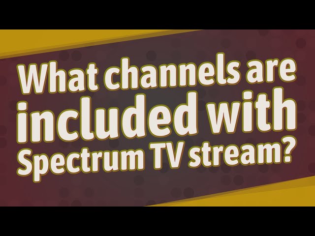 What Channel Is Tennis Channel On Spectrum?