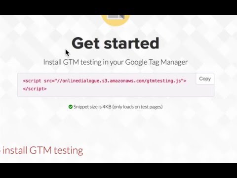 A/B testing with Google Tag Manager - demo of gtmtesting.com - UCyu0XoI8LTbJnMO1KXrG5ng