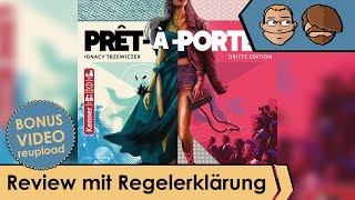 Prêt-à-Porter - Brettspiel - Review und Regelerklärung