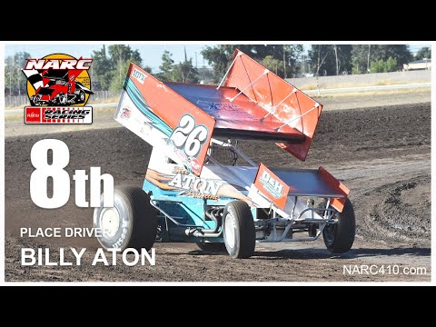 2022 NARC 8TH PLACE DRIVER - BILLY ATON - dirt track racing video image