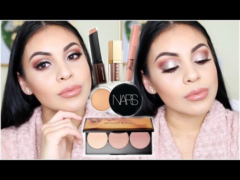 FULL FACE OF HIGH END FIRST IMPRESSIONS 2017 | Chatty GRWM | JuicyJas - UCqTR5f7YkGro3cPv23SqcqQ