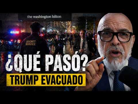 Trump Evacuado Tras Ataque Armado en Washington | ¿Qué Pasó Realmente en la Cena de la Casa Blanca?