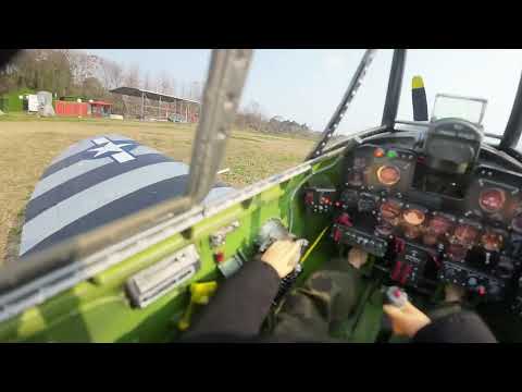 RC plane  ！Scale FPV cockpit model for p47  ,fly with DJI googles - UCQqzmWXY14LaxWjoyd_jttQ
