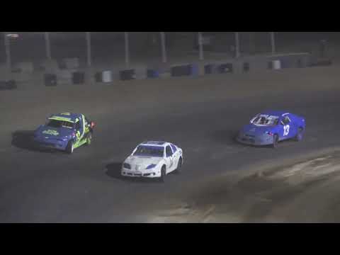 Flinn Stock A-Feature at Crystal Motor Speedway, Michigan on 07-09-2022!! - dirt track racing video image