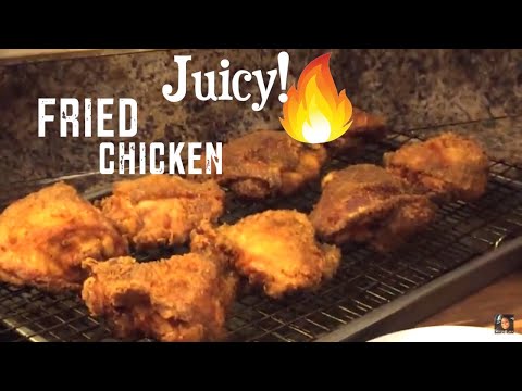 JUICY FRIED CHICKEN  How To make fried chicken thighs - UCIie6T3mDaVg1mh_fEnGibQ