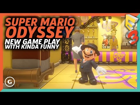 Super Mario Odyssey: Donk City Gameplay With Kinda Funny | E3 2017 GameSpot Show - UCbu2SsF-Or3Rsn3NxqODImw