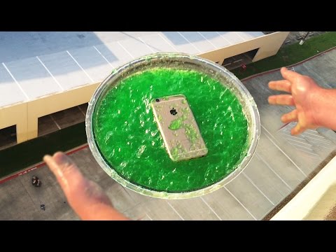 Can JELL-O Protect iPhone 6 From 100 FT Drop onto Concrete? - GizmoSlip - UCmY5lv5l2RYGOKWKGXLmGJw