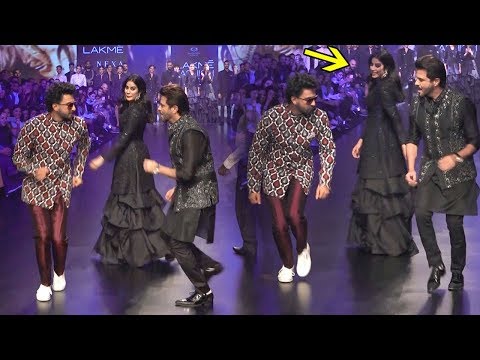 Video - WATCH Bollywood Ranveer Singh's MAD Dance With Anil Kapoor & Jhanvi Kapoor In Middle Of Rampwalk @LFW #Fashion #India