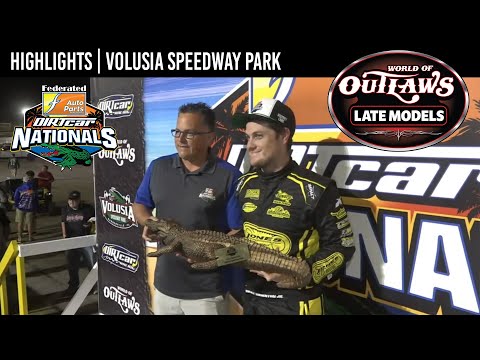 World of Outlaws Late Model Series | Volusia Speedway Park | February 15, 2025 | HIGHLIGHTS - dirt track racing video image