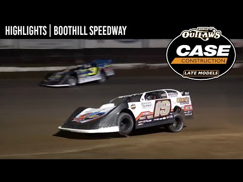 World of Outlaws CASE Construction  Late Models | Boothill Speedway | Sept. 27, 2024 | HIGHLIGHTS - dirt track racing video image