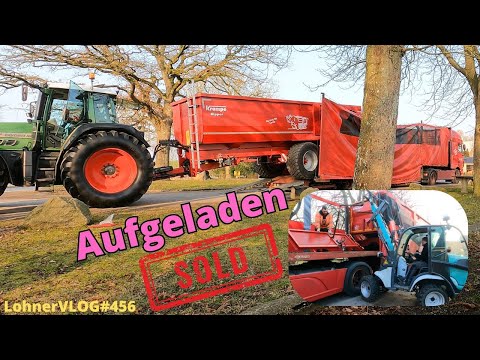 LohnerVLOG#456 Fendt 926 verlädt Krampe Muldenkipper 790 I Kühler am Terex TC 16 tauschen Minibagger