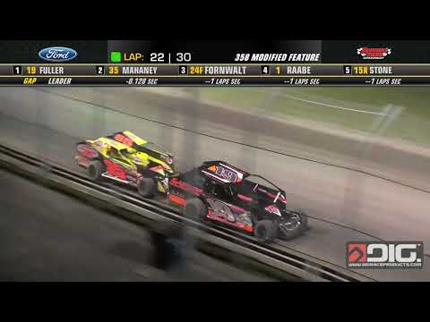 Airborne Park Speedway | Modified Feature Highlights | 8/29/24 - dirt track racing video image