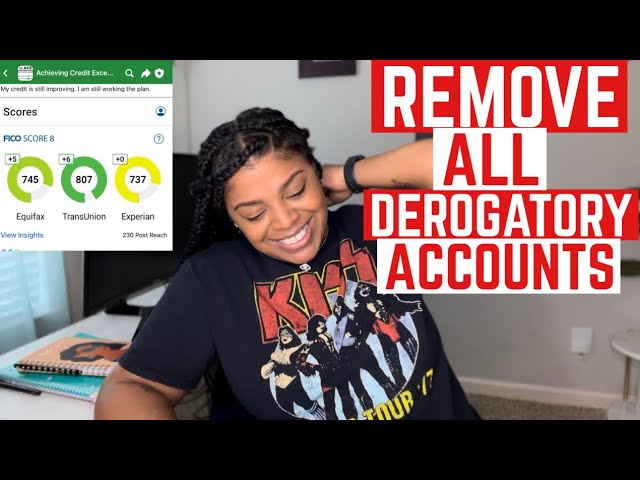 How to Remove a Derogatory Item from Your Credit Report