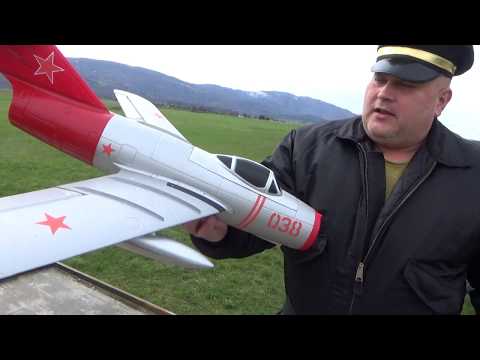 Freewing MIG15 64mm EDF jet Maiden flight on 3S 2700mAh - UC3RiLWyCkZnZs-190h_ovyA