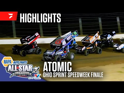 Ohio Sprint Speedweek Finale | All Star Circuit of Champions at Atomic Speedway 6/21/25 | Highlights - dirt track racing video image