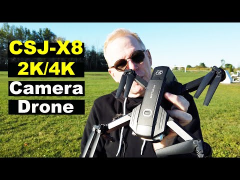 The new CSJ X8 2K/4K Camera Drone with 25 mins Flight Time and Carry Case - Review - UCm0rmRuPifODAiW8zSLXs2A