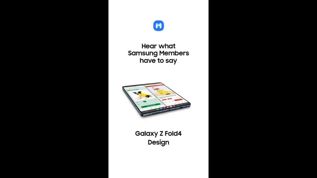 Galaxy Z Fold4: Samsung Members Review – Design | Samsung