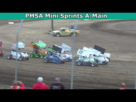 Grays Harbor Raceway, August 20, 2022, PMSA Mini Sprints A-Main - dirt track racing video image