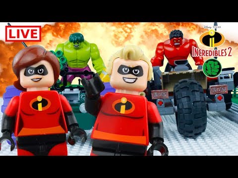 LEGO Incredibles LIVE STOP MOTION LEGO Superheroes: Marvel & Incredibles | LEGO Hulk | Billy Bricks - UCDsxTRwCkLJACWga07aaYFA