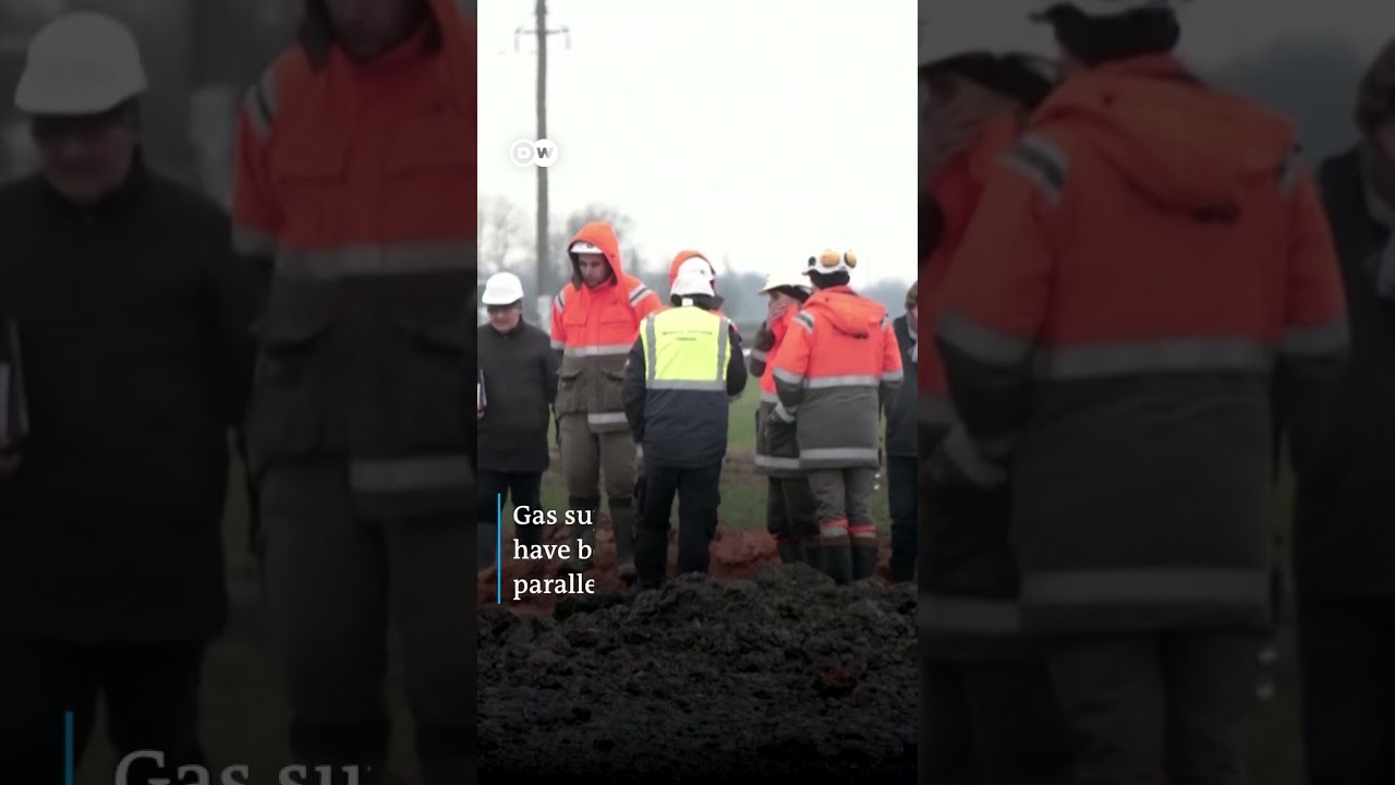 Gas pipeline explodes in Lithuania | DW News #Shorts