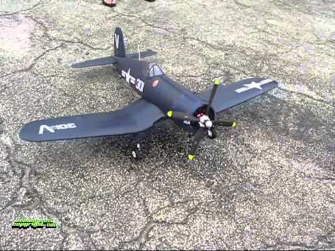 Nitroplanes RC F4U Corsair ~ Maiden Flight - UC0UJ4cllrBRip2Mw8lfuQnQ