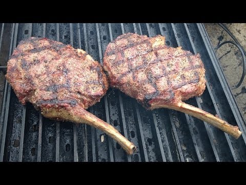 Tomahawk Ribeye Steak | How To Reverse Sear a Ribeye Steak with Malcom Reed HowToBBQRight - UC--MxpGXJ3LVD8KvlNzRlcA