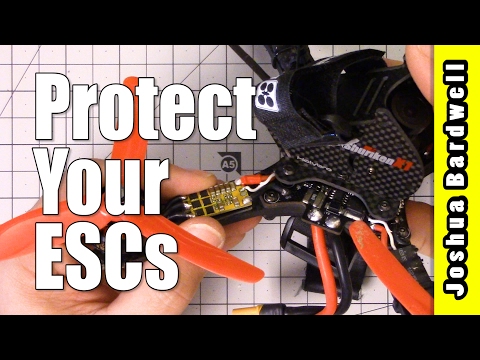 How To Protect Quadcopter ESCs Mounted On Quadcopter Arms - UCX3eufnI7A2I7IkKHZn8KSQ