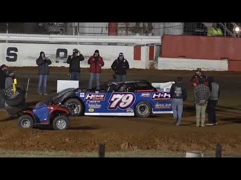 02/05/22 Southern All Stars Super Late Model Feature Race - Winter Freeze XII - dirt track racing video image