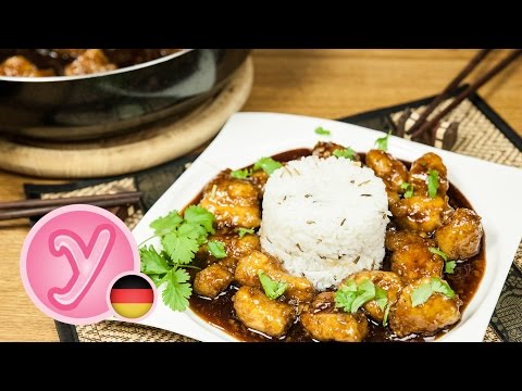 HONEY CHICKEN  - paniertes Hähnchenfilet in einer würzigen Honigsauce - UC990hStWQ3tgj1Zk_ASTRoQ