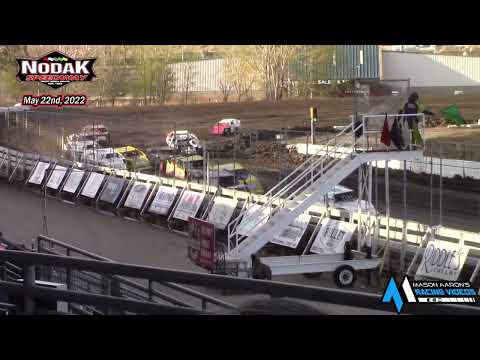 Nodak Speedway IMCA Sport Mod A-Main (5/22/22) - dirt track racing video image