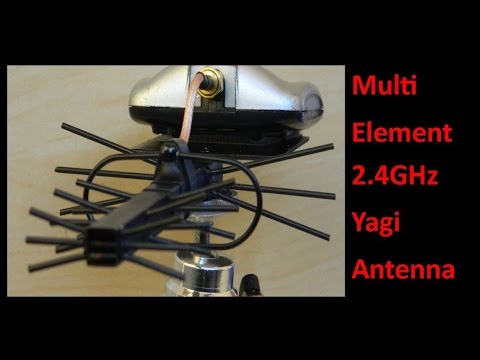 Multi Element Yagi Antenna for 2 4GHz #2 - UCHqwzhcFOsoFFh33Uy8rAgQ
